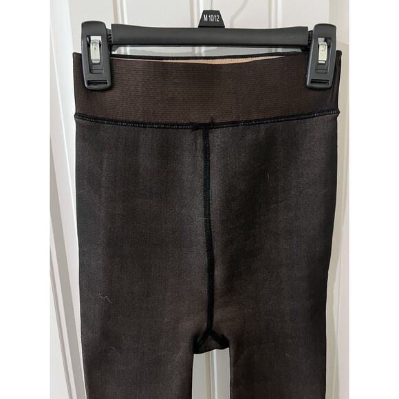 Women Winter Autumn Outdoor Legs Fake Translucent Warm Fleece Pantyhose Stocking - Picture 5 of 12